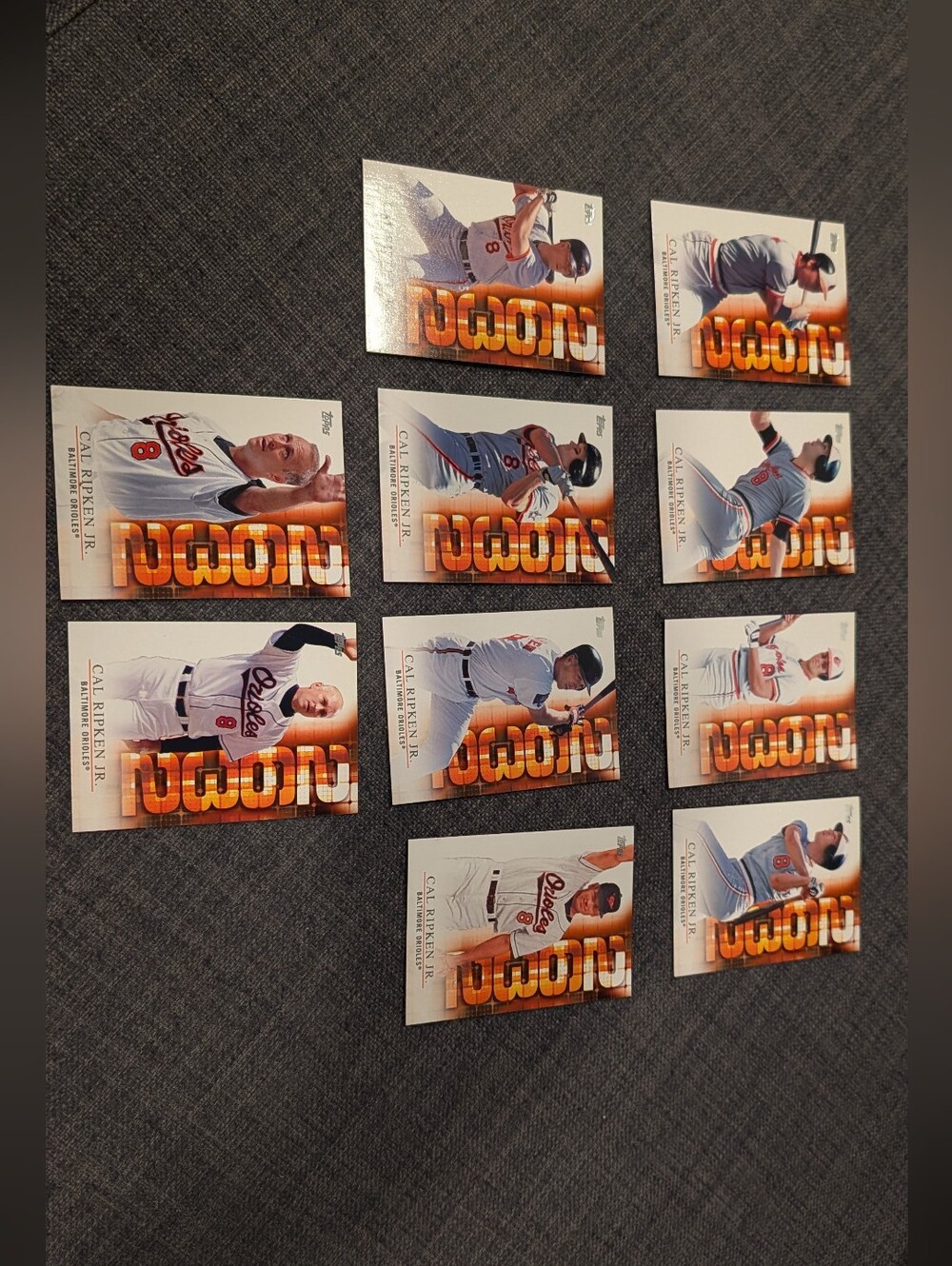 Cal Ripken Jr 2632 Complete 10 Card Insert Set Orioles Topps 2015